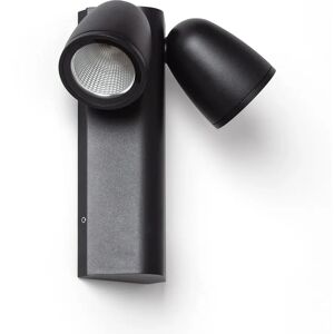 Ledkia - Applique da Parete Esterno 12W Alluminio Nero Ledkia - Applique da Parete Esterno 12W Alluminio Nero