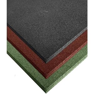 JARDIN202 Loseta de Caucho - 40mm, 50x50cm, Roja - Parque Infantil, Gimnasio JARDIN202 Loseta de Caucho - 40mm, 50x50cm, Roja - Parque Infantil, Gimnasio