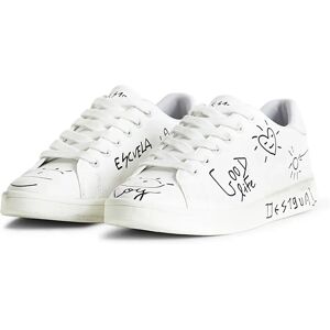 Baskets blanches Desigual Cosmic Alexis - Basket - Publicité Baskets blanches Desigual Cosmic Alexis - Basket - Publicité