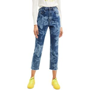 Desigual Damjeans - Blommönster Blå 34 - Jeans Desigual Damjeans - Blommönster Blå 34 - Jeans
