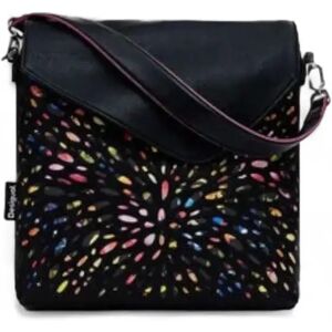 Desigual Damen Polyurethan Rucksack - Lässiger Stil - Schwarz - 1 Größe - Rucksack Desigual Damen Polyurethan Rucksack - Lässiger Stil - Schwarz - 1 Größe - Rucksack