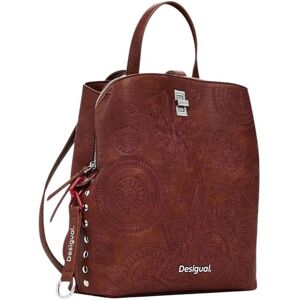 Desigual Damen Geometrischer Rucksack - Braune Tasche - Casual Desigual Damen Geometrischer Rucksack - Braune Tasche - Casual