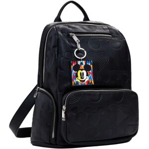 Desigual Zwart Dames Rugzak met Rits - One size Desigual Zwart Dames Rugzak met Rits - One size