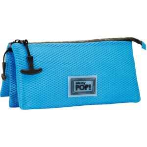 Oh My Pop! Cyan Neon Triple Mesh Pencil Case - Pencil Case Oh My Pop! Cyan Neon Triple Mesh Pencil Case - Pencil Case