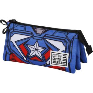 KARACTERMANIA Captain America Tekk Triple Fan 2.0 Blue Pencil Case KARACTERMANIA Captain America Tekk Triple Fan 2.0 Blue Pencil Case