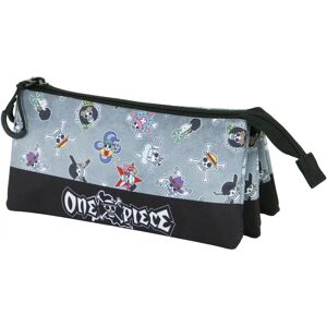 KARACTERMANIA One Piece Skull Symbols Triple Pencil Case - Stationery Case KARACTERMANIA One Piece Skull Symbols Triple Pencil Case - Stationery Case