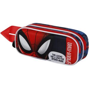 Trousse Double Spiderman Stronger Rouge de Karactermania - Trousse scolaire - Publicité Trousse Double Spiderman Stronger Rouge de Karactermania - Trousse scolaire - Publicité