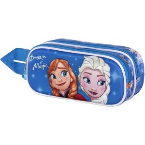KARACTERMANIA Frozen 2 Dream Pencil Case - Pencil case with double compartments, relief front design, zipper, interior lining KARACTERMANIA Frozen 2 Dream Pencil Case - Pencil case with double compartments, relief front design, zipper, interior lining