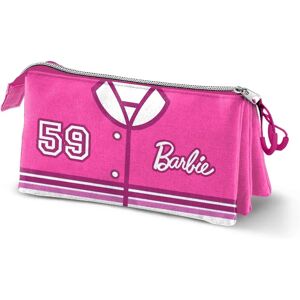 BARBIE Varsity Triple Pencil Case - Pencil Case BARBIE Varsity Triple Pencil Case - Pencil Case