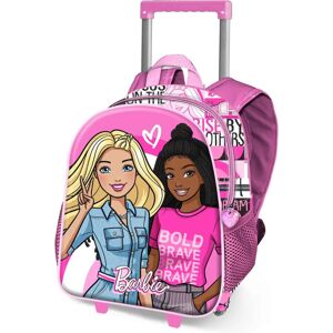 Barbie Brave Pink 3D Rolling Backpack - Backpack Barbie Brave Pink 3D Rolling Backpack - Backpack