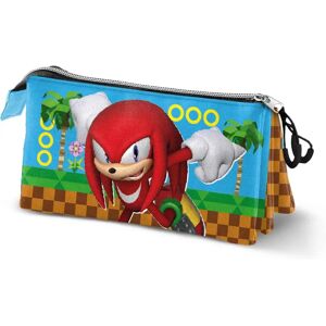 SEGA Sonic The Hedgehog Knuckles Run Mehrfarbiger Federmäppchen - Organizer SEGA Sonic The Hedgehog Knuckles Run Mehrfarbiger Federmäppchen - Organizer