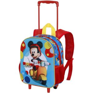 Karactermania Mickey Mouse Scooter Backpack - Child's Blue 3D Embossed Wheels Karactermania Mickey Mouse Scooter Backpack - Child's Blue 3D Embossed Wheels
