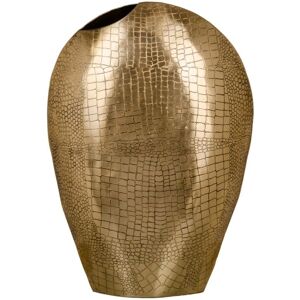 Bigbuy Home Vas - 34x14x48cm Guld Metall Bigbuy Home Vas - 34x14x48cm Guld Metall