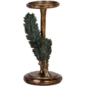 Bigbuy Home Copper Metal Candleholder - 11x11x23.5 cm Bigbuy Home Copper Metal Candleholder - 11x11x23.5 cm