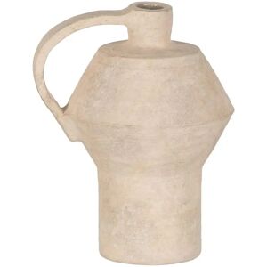 BIGBUY HOME Light Gray Ceramic Vase - 18x15x23 cm BIGBUY HOME Light Gray Ceramic Vase - 18x15x23 cm