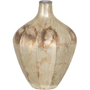 BigBuy White Crystal Vase - 15x15x20 cm BigBuy White Crystal Vase - 15x15x20 cm