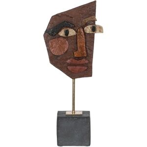 BigBuy Home Skulptur Maske Harz 17,8x10x43,7cm Kunstdekoration BigBuy Home Skulptur Maske Harz 17,8x10x43,7cm Kunstdekoration