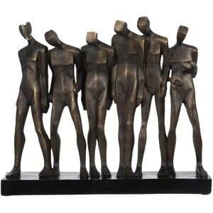 BigBuy Home Kopparfigur av Fyra Personer 40x10,5x34 cm - Skulptur BigBuy Home Kopparfigur av Fyra Personer 40x10,5x34 cm - Skulptur
