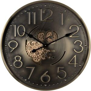 BigBuy Home Orologio da Parete Dorato Ferro 60x8x60 cm BigBuy Home Orologio da Parete Dorato Ferro 60x8x60 cm