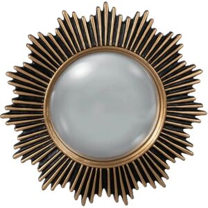 BigBuy Home Miroir mural - Doré et noir - 24,5cm BigBuy Home Miroir mural - Doré et noir - 24,5cm
