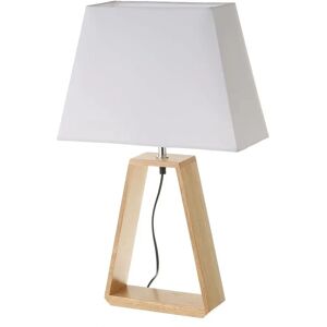 Lolahome Lampe de Table Pyramidale en Bois - Style Nordique - Publicité Lolahome Lampe de Table Pyramidale en Bois - Style Nordique - Publicité