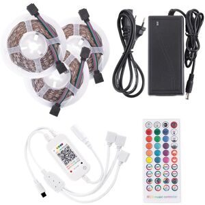 GREENICE - Kit Bande LED RGB - 108W, 15m, Contrôle, Télécommande - Publicité GREENICE - Kit Bande LED RGB - 108W, 15m, Contrôle, Télécommande - Publicité