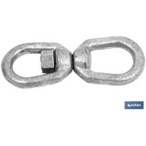 COFAN Torniquete rotatif renforcé - 10mm - Support pour gros animaux - Publicité COFAN Torniquete rotatif renforcé - 10mm - Support pour gros animaux - Publicité