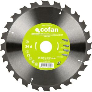 Cofan 250mm Högkvalitativ Cirkel sågblad - Trä & Metall Cofan 250mm Högkvalitativ Cirkel sågblad - Trä & Metall