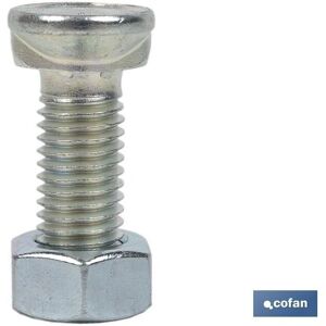 Tornillo agrícola zincado M-14X35 Cofan - Tornillo Tornillo agrícola zincado M-14X35 Cofan - Tornillo