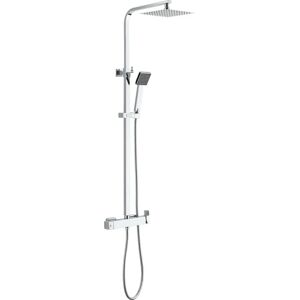 COFAN Columna de Ducha Plimpo - Diseño Cuadrado Ajustable - 90-140cm COFAN Columna de Ducha Plimpo - Diseño Cuadrado Ajustable - 90-140cm