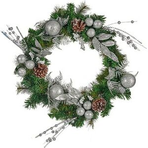 Krist+ Advent Wreath - Pineapples Green Silver 60x13x60 cm Krist+ Advent Wreath - Pineapples Green Silver 60x13x60 cm