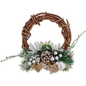Krist+ Adventskrans - Adventskrans, Groen Zilver, Hout, Plastic Krist+ Adventskrans - Adventskrans, Groen Zilver, Hout, Plastic