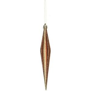 Krist+ 00899 Brown PVC 8,5 x 3,5 x 19 cm - Christmas bauble Krist+ 00899 Brown PVC 8,5 x 3,5 x 19 cm - Christmas bauble
