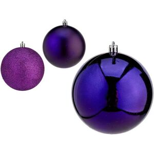 Krist+ Bolas de Navidad 10cm Morado - Producto de Navidad Krist+ Bolas de Navidad 10cm Morado - Producto de Navidad
