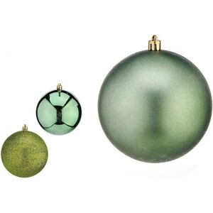 Krist+ Green Plastic Christmas Baubles - Christmas Baubles Krist+ Green Plastic Christmas Baubles - Christmas Baubles