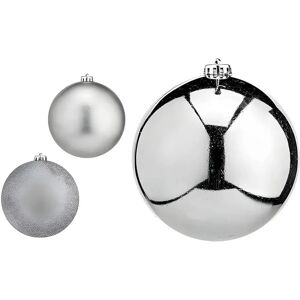 Krist+ Boules de Noël Argentées - Noël - Publicité Krist+ Boules de Noël Argentées - Noël - Publicité