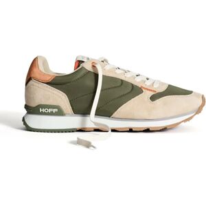 HOFF Rhodes Track & Field Suede Trainers - Beige/Green - Mens HOFF Rhodes Track & Field Suede Trainers - Beige/Green - Mens