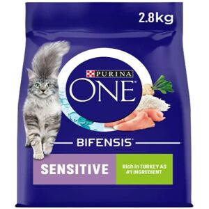 Purina ONE Turkey & Rice Sensitive Cat Food - 2.8kg Purina ONE Turkey & Rice Sensitive Cat Food - 2.8kg