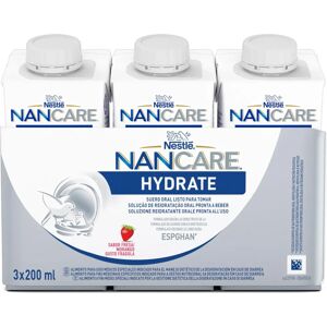 Nestlé Nancare Hydrate - Suplemento alimenticio médico - 3 botellas 200ml Nestlé Nancare Hydrate - Suplemento alimenticio médico - 3 botellas 200ml
