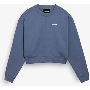 D.Franklin Eternity Crop Sweatshirt - Blau - Oversized - Baumwolle D.Franklin Eternity Crop Sweatshirt - Blau - Oversized - Baumwolle