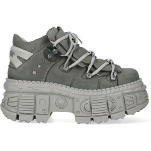 New Rock M-106WALL-C63 Graue Unisex Leder Stiefel New Rock M-106WALL-C63 Graue Unisex Leder Stiefel