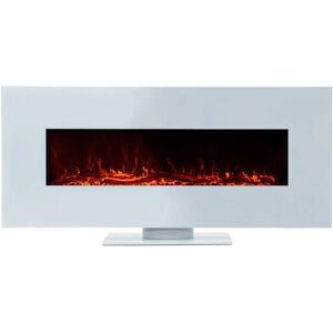 Cheminée électrique murale Kekai Alaska - 2 niveaux 1600W - Intérieur - Publicité Cheminée électrique murale Kekai Alaska - 2 niveaux 1600W - Intérieur - Publicité