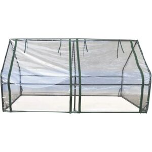 Invernadero Gardiun Leaf Horizontal 180x90x90 cm Verde con Doble Cremallera Invernadero Gardiun Leaf Horizontal 180x90x90 cm Verde con Doble Cremallera
