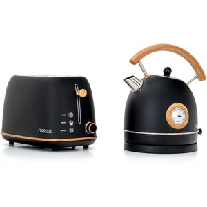 Tostapane Kaito con Doppie Fessure e Bollitore Nara - Set Cucina Tostapane Kaito con Doppie Fessure e Bollitore Nara - Set Cucina