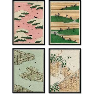 NACNIC Pôsteres de Paisagem Vintage Japonesa - 29 x 42 cm NACNIC Pôsteres de Paisagem Vintage Japonesa - 29 x 42 cm