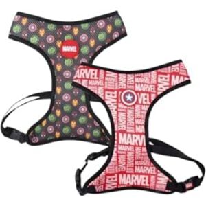 Marvel Dog Harness XXS/XS - Reversible, Polyester, Small Dog Marvel Dog Harness XXS/XS - Reversible, Polyester, Small Dog