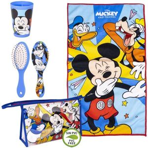 Βαλιτσάκι προσωπικής φροντίδας Disney Mickey - Σετ ταξιδιού 4 τεμαχίων - Μπλε Βαλιτσάκι προσωπικής φροντίδας Disney Mickey - Σετ ταξιδιού 4 τεμαχίων - Μπλε