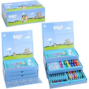 Bluey 52-osainen taide- ja kirjoitussarja - Paperitarvikkeet Bluey 52-osainen taide- ja kirjoitussarja - Paperitarvikkeet