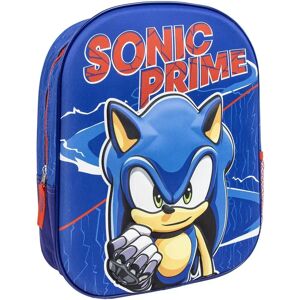 Sonic Prime Szkolny Plecak - Niebieski, 25x10x31cm Sonic Prime Szkolny Plecak - Niebieski, 25x10x31cm