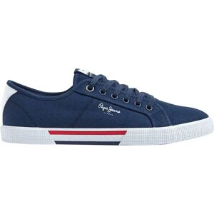 Pepe Jeans PMS30816 Herre Navy Sneakers - Tæppe, Casual Pepe Jeans PMS30816 Herre Navy Sneakers - Tæppe, Casual